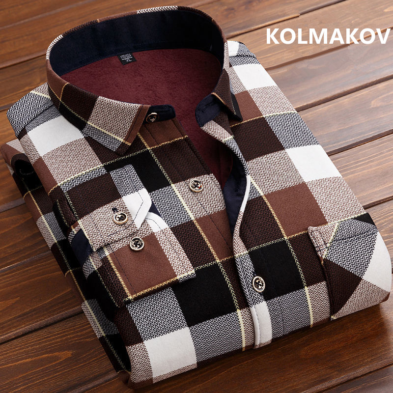 Flannel Shirt Lined - 2026 Winter Herrenmode Smart Casual Gestreifte