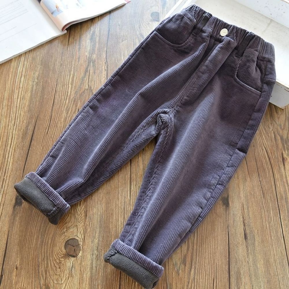 Kinder-Fleece-gefütterte Cordh – Corduroy Pant Warm Bewertung und Preis
