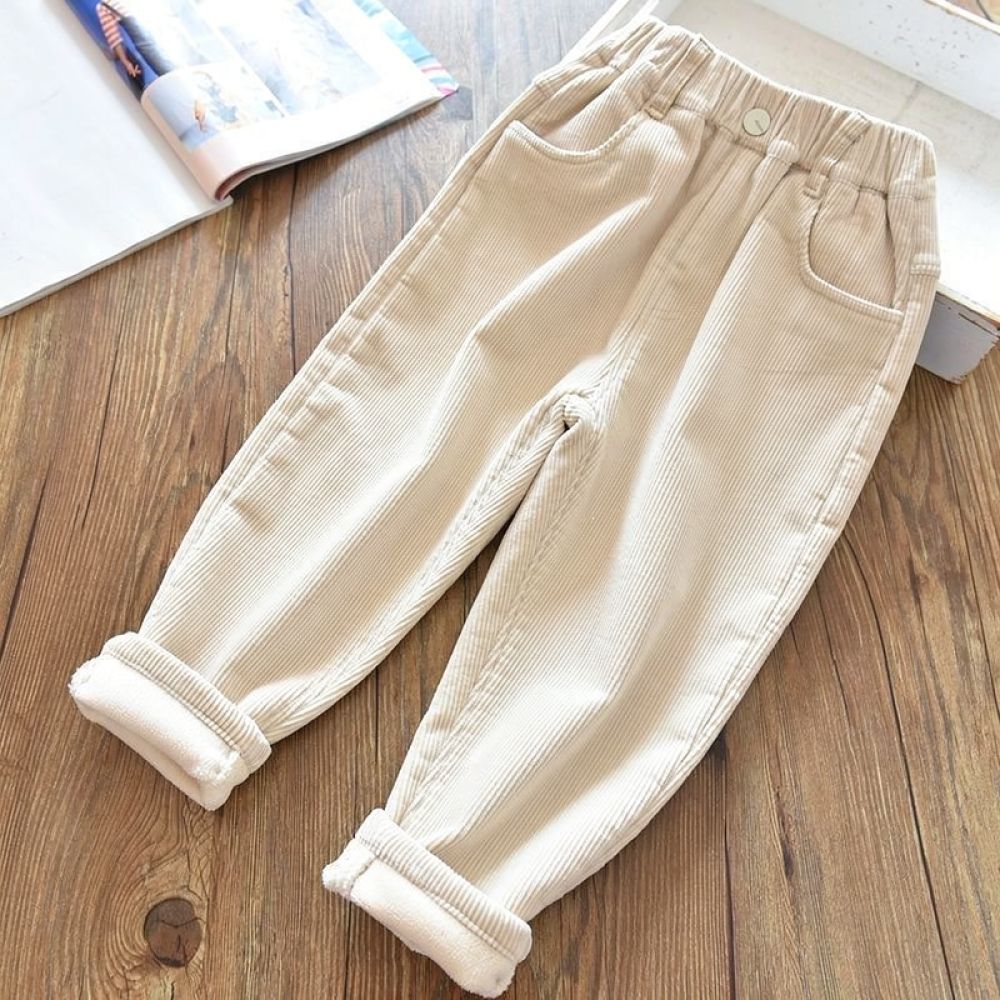 Kinder-Fleece-gefütterte Cordh – Corduroy Pant Warm Bewertung und Preis