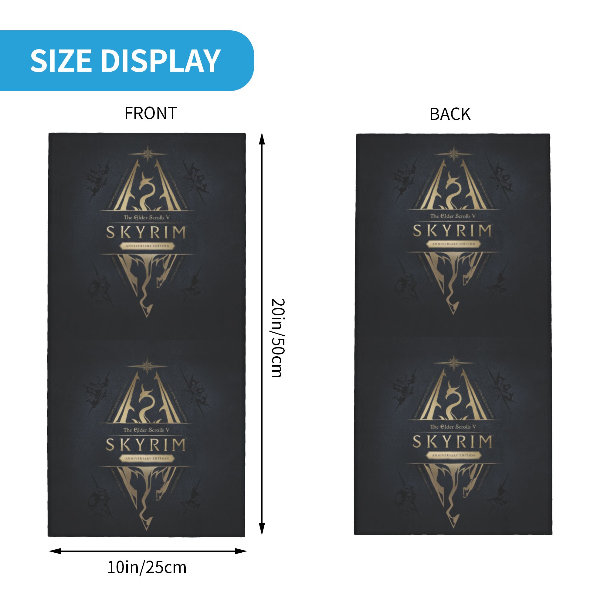 Benutzerdefiniertes Skyrim Log – Neck Gaiter Fleece Bewertung und Preis