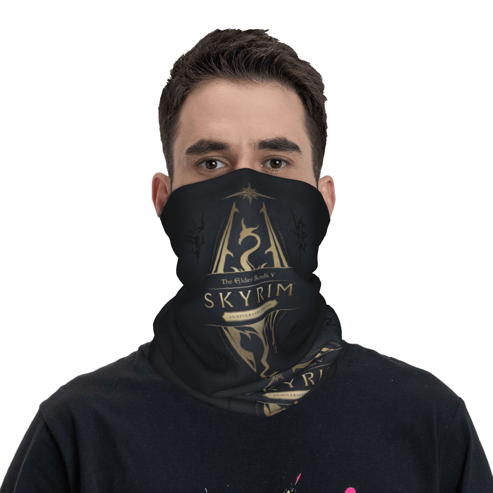 Benutzerdefiniertes Skyrim Log – Neck Gaiter Fleece Bewertung und Preis